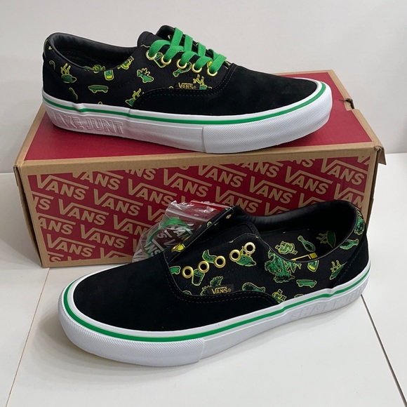 Vans Other - Vans Era Pro Skate Junt collection black green white exclusive